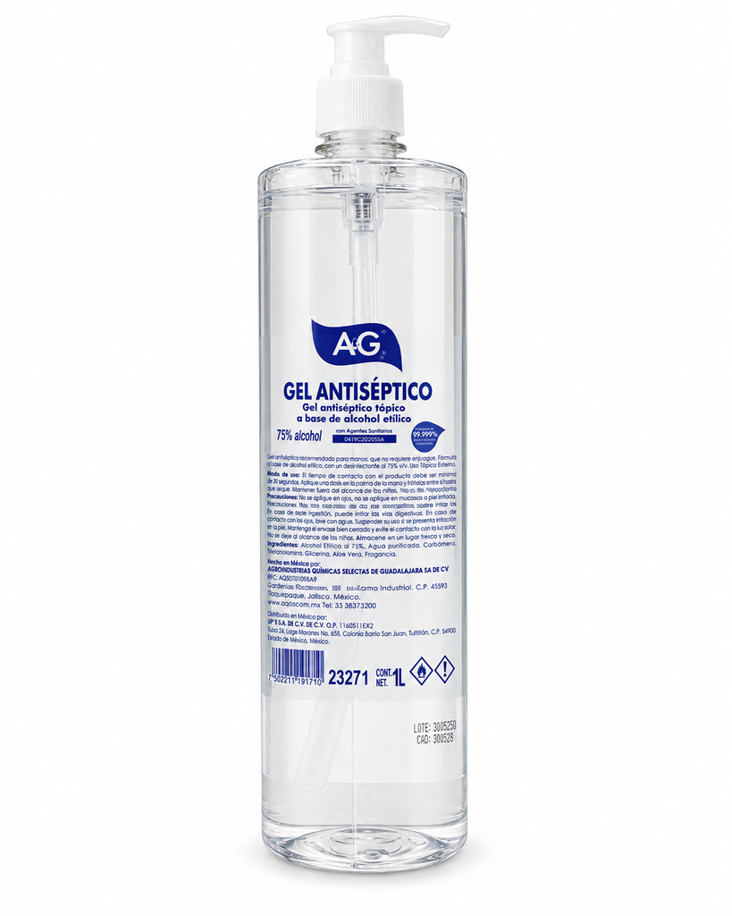 [AG-5] Gel Antiséptico AG con Dosificador – 1 L