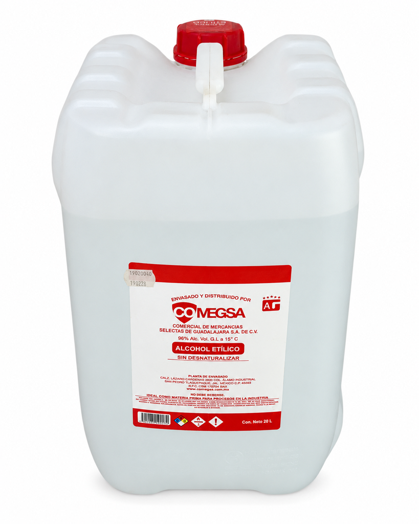 [AG-6] Alcohol Etílico AG 96° – Porrón de 20 L