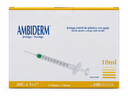Jeringa Ambiderm 10 ml con Aguja 20G × 32 mm Amarilla – Caja con 100