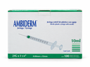 Jeringa Ambiderm 10 ml con Aguja Desmontable 21G × 32 mm Verde – Caja con 100