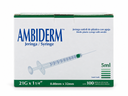 Jeringa Ambiderm 5 ml con Aguja 21G × 32 mm Verde – Caja con 100