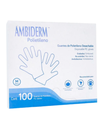 Guante de polietileno Ambiderm transparente Talla M – Caja con 100