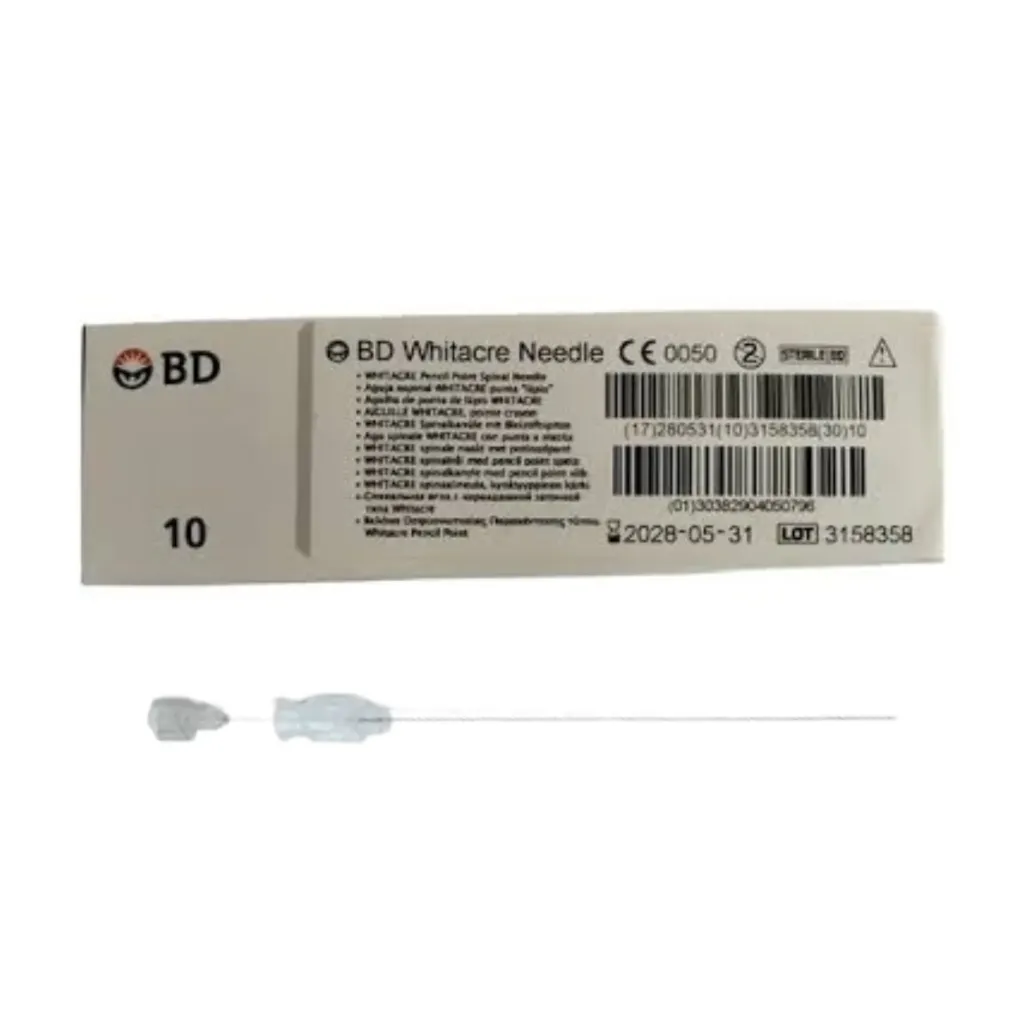 [BED-13] AGUJA ESPINAL WHITACRE 27G X 3.5  (405079) PZA