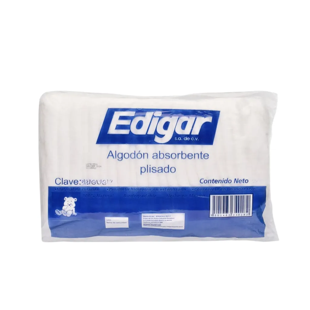 [EDI-2] Algodón Absorbente Plisado Edigar – 50 g