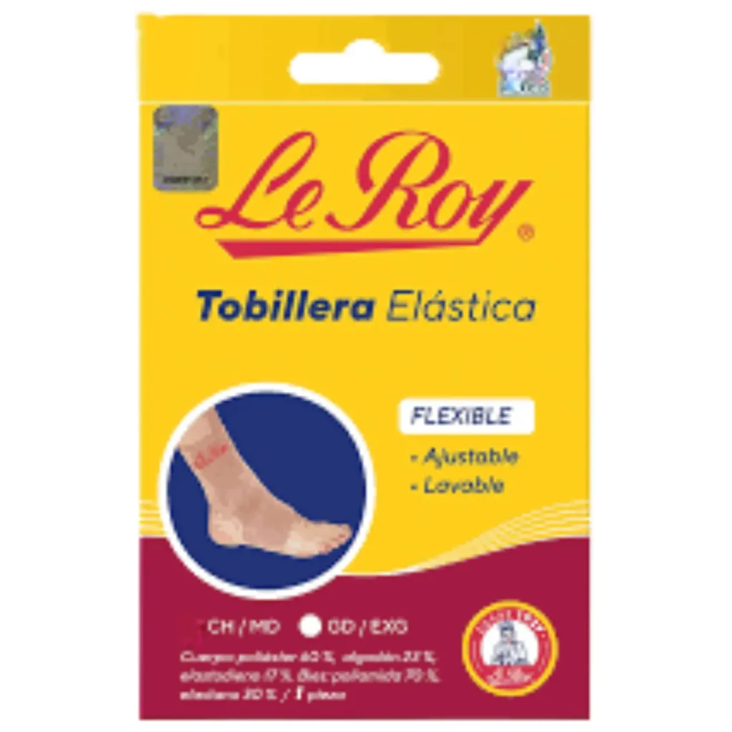 TOBILLERA ELASTICA G/EX 26-28CM LEROY PZA