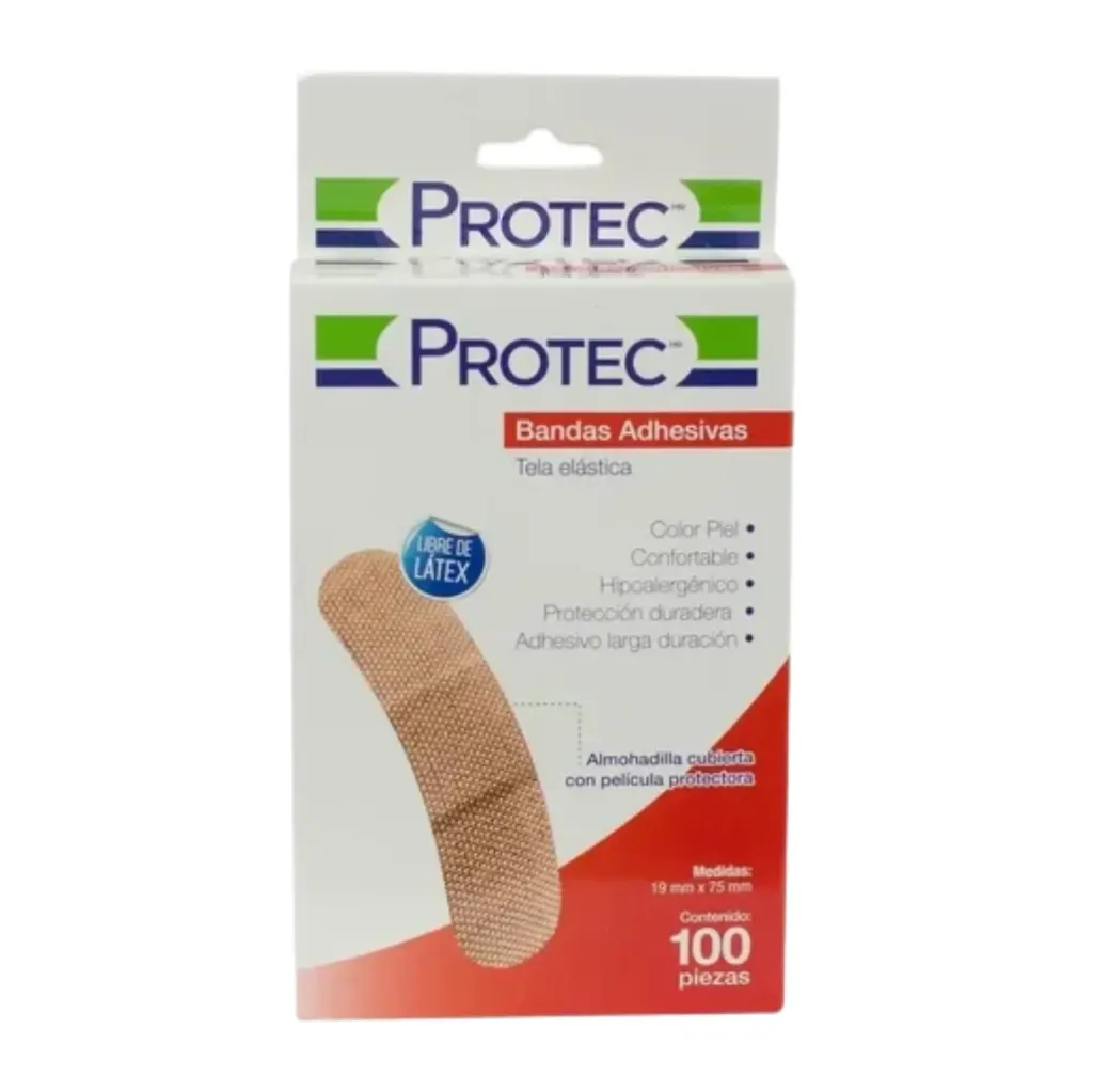 [PRO-72] APOSITO CURITA ADHESIVO PROTEC C/100 PZAS