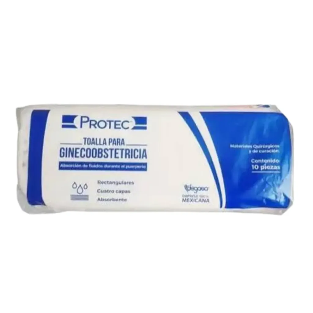 [PRO-92] TOALLA SANIT. OBS. (PROTEC) BOLSA C/10 PZAS