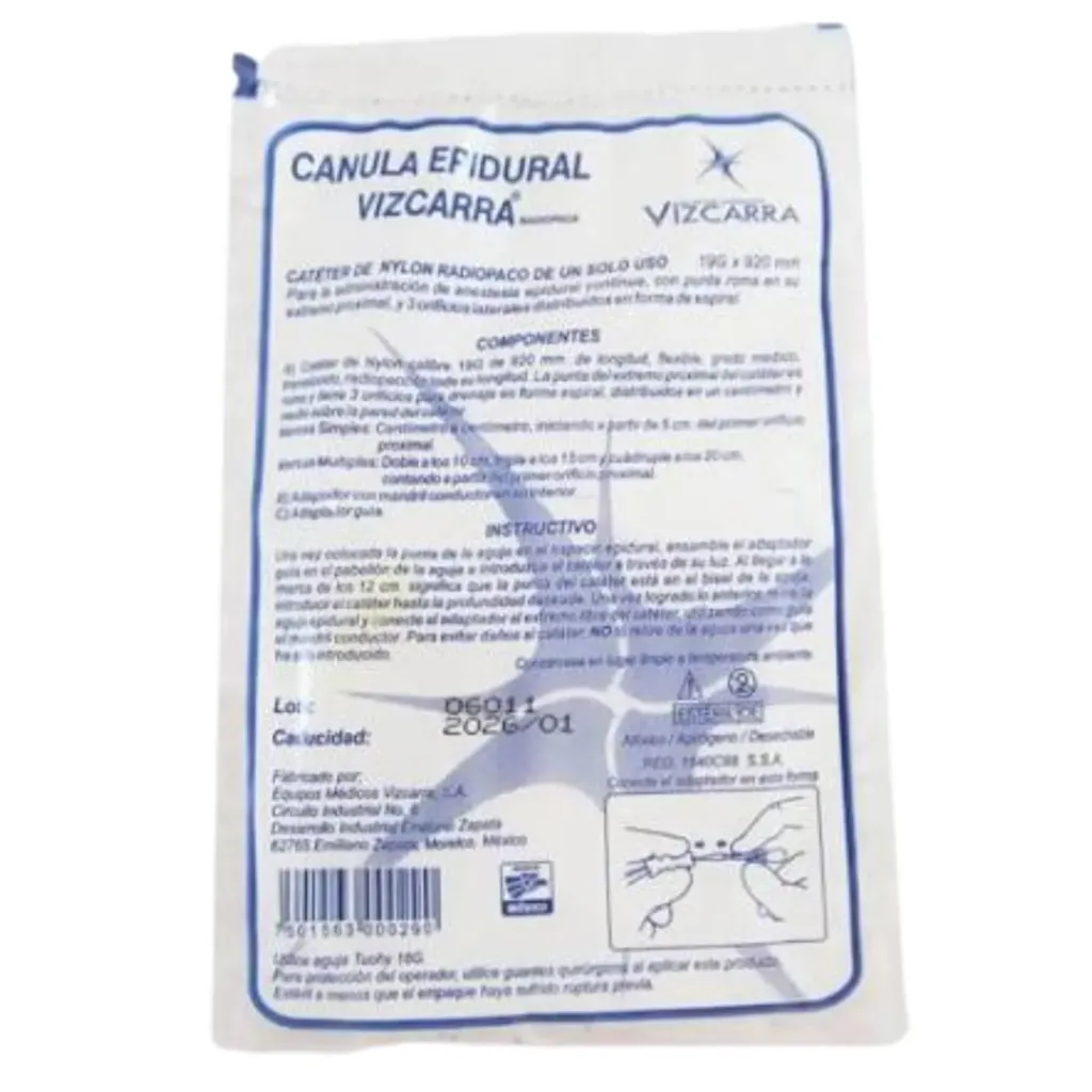 [VIZ-2] CANULA EPIDURAL 19G VIZCARRA PZA