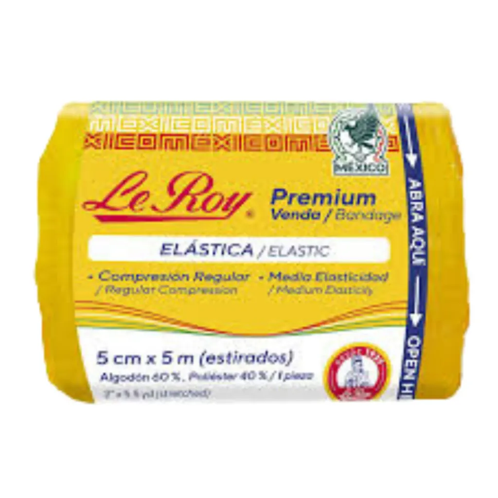 [LER-19] VENDA ELASTICA (LE ROY PREMIUM) 5CM PZA