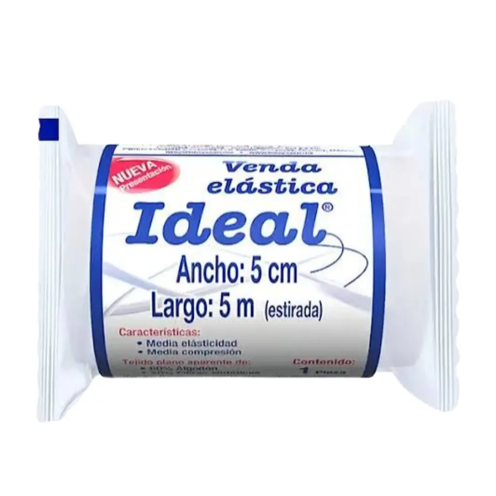 [LER-23] VENDA ELASTICA (IDEAL) 5CM C/12